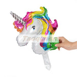 Unicorn Party Foil Balloon Unicornio Air Globos Wedding Birthday Party Decorations Kids Toy Supplies Cartoon hat
