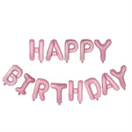 16 inches 13pcs/set happy birthday Rose Gold Sliver Number Foil Balloons Large For Birthday Party Wedding Decoration