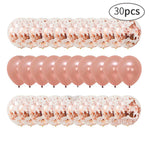 16 inches 13pcs/set happy birthday Rose Gold Sliver Number Foil Balloons Large For Birthday Party Wedding Decoration