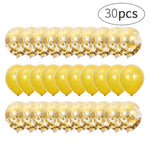 16 inches 13pcs/set happy birthday Rose Gold Sliver Number Foil Balloons Large For Birthday Party Wedding Decoration