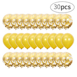 16 inches 13pcs/set happy birthday Rose Gold Sliver Number Foil Balloons Large For Birthday Party Wedding Decoration