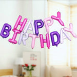 16 inches 13pcs/set happy birthday Rose Gold Sliver Number Foil Balloons Large For Birthday Party Wedding Decoration