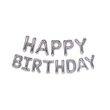 16 inches 13pcs/set happy birthday Rose Gold Sliver Number Foil Balloons Large For Birthday Party Wedding Decoration