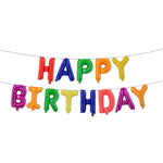 16 inches 13pcs/set happy birthday Rose Gold Sliver Number Foil Balloons Large For Birthday Party Wedding Decoration