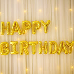 16 inches 13pcs/set happy birthday Rose Gold Sliver Number Foil Balloons Large For Birthday Party Wedding Decoration