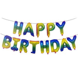 16 inches 13pcs/set happy birthday Rose Gold Sliver Number Foil Balloons Large For Birthday Party Wedding Decoration