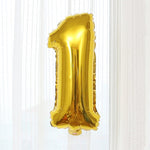 Gold 0-9 Number Balloons Wedding Room Decoration Inflatable Toys For Children Birthday Party Props 1pc