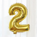 Gold 0-9 Number Balloons Wedding Room Decoration Inflatable Toys For Children Birthday Party Props 1pc