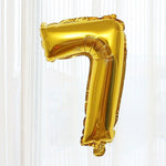 Gold 0-9 Number Balloons Wedding Room Decoration Inflatable Toys For Children Birthday Party Props 1pc