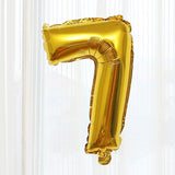Gold 0-9 Number Balloons Wedding Room Decoration Inflatable Toys For Children Birthday Party Props 1pc