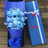 Lovely Cartoon Stitch Snoopy Plush Doll Toys Snoopy PVC Bouquet Artificial Flowers Valentine's Day Wedding Party Decoration Gift