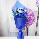 Lovely Cartoon Stitch Snoopy Plush Doll Toys Snoopy PVC Bouquet Artificial Flowers Valentine's Day Wedding Party Decoration Gift