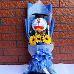 Lovely Cartoon Stitch Snoopy Plush Doll Toys Snoopy PVC Bouquet Artificial Flowers Valentine's Day Wedding Party Decoration Gift