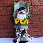 Lovely Cartoon Stitch Snoopy Plush Doll Toys Snoopy PVC Bouquet Artificial Flowers Valentine's Day Wedding Party Decoration Gift